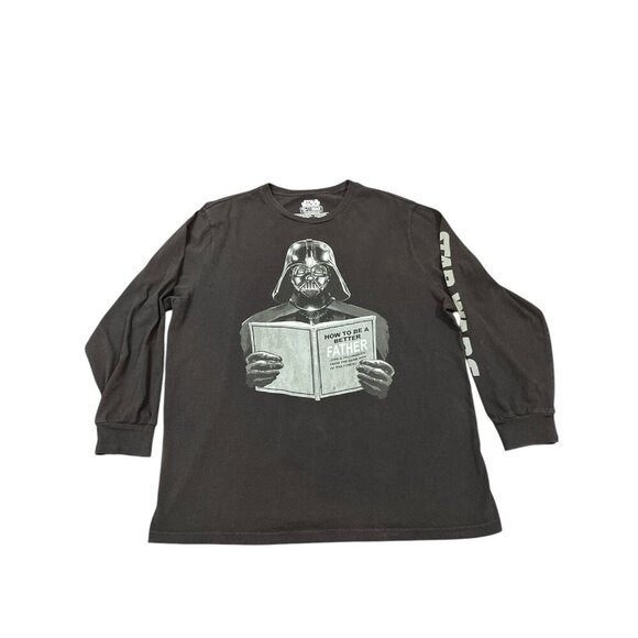 Star Wars x Mad Engine Darth Vader Shirt Mens 2XL Funny How To Be A Better Boss - Picture 1 of 4